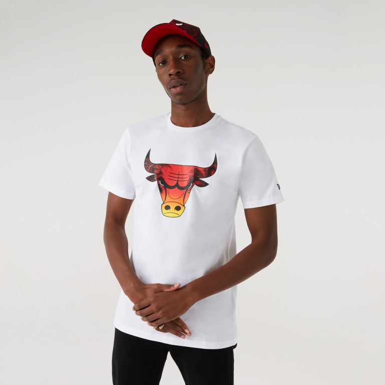 Ropa New Era Nba Blancos - Chicago Bulls Summer City 08539TQCG